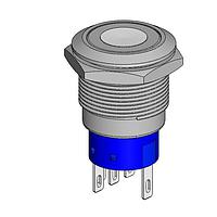 Dailywell MPB19-A0F11D-112-JQ ປຸ່ມກົດສະຫນອງ 19mm ປຸ່ມກົດສະຫນອງເຫຼັ້ມເຫຼັ້ມທີ່ມີຂົນສະຫນາມ