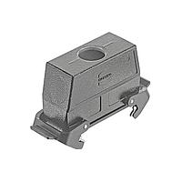 HARTING 19307240737 ຕໍ່ຕົວກຳລັງຫນັກ HAN 24B HOOD COUPLER M32 ສີດຳ 2 ຄົນຄຸມ