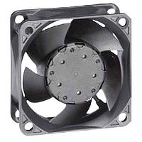 ebm-papst 634NU-004 ພັງລົມ Axial Fan DC Tubeaxial, 60x60x25mm, 24VDC, 23.5CFM, 1.6W, 5900RPM, Ball Bearing, IP68