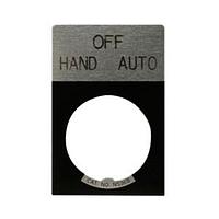 Eaton E22NS80 ປ້າຍກະດານປຸ່ມກົດ LGD PLT ALUM STD POWER ON