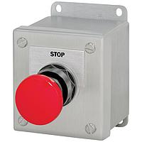 SIEMENS 52C104S ປຸ່ມກົດ 30MMSTATION, ສເຕນເລດທີ່ບໍ່ມີຮູບ, CMPLT, 1HOLE