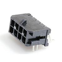 Molex 43045-0808 Shrouded MicroFit 3.0 RA Hdr Clip DR 30Au 8Ckt