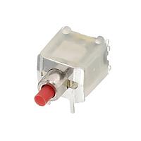 AMP Connectors - TE Connectivity TPB11CGRAES2 ປຸ່ມກົດ SW PB RA SPST MOM SEAL ແດງ