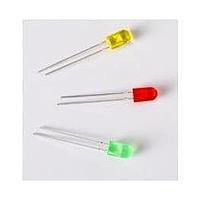 BIVAR 5HD-F ເດຍໄຟ LED ສີໜຶ່ງ LED ຜ່ານຮູ 5mm HE ແດງ 635 nm