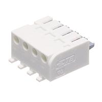 AMP Connectors - TE Connectivity 2319461-4 ບລັອກຂໍ້ຕໍ່ຄົງທີ່ 5MM CONN ASSY, 4 POS WIREMATE 2-PIECE