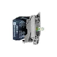 SCHNEIDER ZB4BW0G15 ໄຟ LED ປິດພ້ອມກັບການປົກປ້ອງ 120V ສີຂາວ ມີ 1 N/C+1 N/O