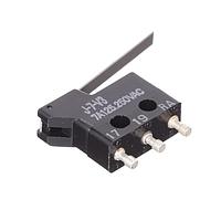 Omron Electronics J-7-V3 ອັບເຕີ ຊັບມິນິເມດ HINGE LEVER 7A 30gf Au-plated Ag contact