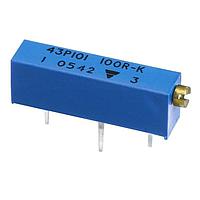 Vishay Sfernice M43P203KB30T601 ຕົວຕໍ່ຕ້ານທີ່ປັບໄດ້ - ຫຼາຍການປັບ 43 P 20K 10% T601 BO100 e3