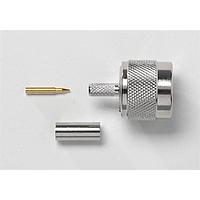 Pomona Electronics 73050 ຕົວເຊື່ອມ N ປັກກົງ, 50 ໂອມ, ປະເພດ CRIMP, RG58, 141