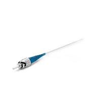 Megladon Manufacturing 1CXS1-003M ການປະກອບສາຍເສັ້ນແສງ Fiber Optic Singlemode, STUPC Fiber Optic Pigtail 900um ສີຂາວ, 3 ແມັດ