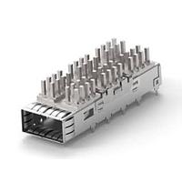 AMP Connectors - TE Connectivity 2170450-1 ກາງປະກອບ Cage Assembly ພ້ອມ heatsink, thru bezel