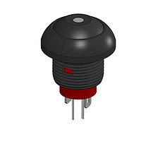Dailywell PAS6B2M1CES2-5-L7 ປຸ່ມກົດສະຫນອງ OFF-(ON) LED ສີຟ້າ