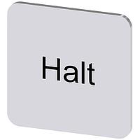 SIEMENS 3SU19000AF810AK0 ປ້າຍປະກັບ, ປ້າຍປະກັບ INSCR. LABEL, ເງິນ 22 X 22MM, HALT