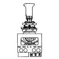 Honeywell 64AT59-514P ສະຫນັບສະຫນູນ Toggle Switches TOGGLE SW 4PDT 3POS SOLD T2typ TERM