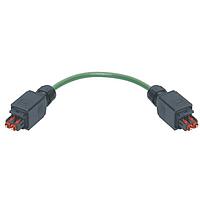 HARTING 33532110010001 ການປະກອບສາຍເສັ້ນແອບຕິກ Han PushPull SCRJ ການປະກອບສາຍເສັ້ນແອບຕິກ, ພລາສຕິກ, ສອງທ້າຍ, POF MM 980/1000um, PUR, 1m
