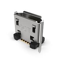 GCT (Global Connector Technology) USB3140-30-0170-1-C ຂໍ້ຕໍ່ Micro USB ປະເພດ B Micro B Skt, ຕັ້ງຕົ້ນ, SMT, 30u", ມີຫຼັກ 1.7mm, ມີ MEF, T&R+cap