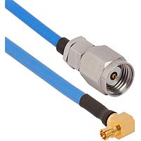 Amphenol SV Microwave FRSMPM-085-MS185-060 ສາຍສະບັບ RF SMPM R/A F 1.85mm STR M 6" Cable