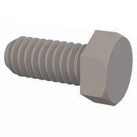 Essentra Components 010832H037 Cap Screw Hex Unslotted Bolt, #8-32 Thread, 3/8 Lg