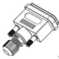 EDAC 627-230-015-010 ປົກກັນນ້ຳ Backshell BKSHL 15P ບໍ່ມີ CONN
