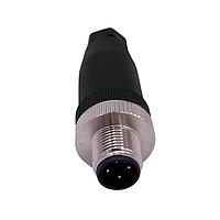 NorComp 858FA04-103RAU1 ຕິດຕັ້ງໃນພື້ນທີ່ IP67 ຜູ້ຊາຍ M12 ຕິດຕັ້ງໃນພື້ນທີ່ ຮູບວົງມົນ 4 ຕຳແໜ່ງ