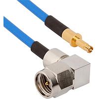Amphenol SV Microwave MRSMA-085-P12DSMPM-120 ສາຍສະບັບ RF SMA R/A M ເປັນ SMPM (ຂະໜາດ 12) 12" Cable