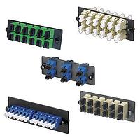 Panduit FAP12WBLDLC ການເຊື່ອມຕໍ່ເສັ້ນແຟບເບີ Fiber Optic Connectors Fiber Adapter panel
