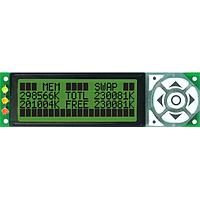 Matrix Orbital LK204-7T-1U-YG-LV-E ຈໍສະແດງຕົວອັກສອນ LCD 20x4, 7 ປຸ່ມ, ເຫຼືອງ/ຂຽວ ແຮງແຟງຕ່ຳ, ອຸນຫະພູມພາຍນອກ