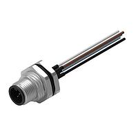 Wurth Elektronik 643452100605 ປລັກ WRCIRC M12 ກະທົບສະກຣູ ລະຫັດ A ແຜງ + ສາຍແຜງ + ສາຍ ເຫຼັ້ມກັບກະແຜນດ້ານໜ້າ PG9 ຕໍ່ຜູ້ຊາຍ, ຂະໜາດຂອງຂະໜາດ 5