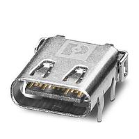 PHOENIX CONTACT 1332643 ຕູ່ມຕໍ່ USB Type C CUC-USB3.1-J1ST-AH/UCF-SMD/THR