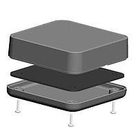 New Age Enclosures S1A-303010 ຕູກຕິດຕັ້ງອຸປະກອນ Utility Router Cube 3.0 x 3.0 x 1.0 ນິ້ວ - ສີຂາວ