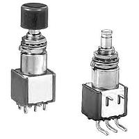 APEM 8436WCDB ປິດຜ່ານ SPDT ON-MOM 0.4VA 20VAC/DC