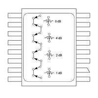 MACOM AT-213-PIN ດິຈິຕອນ ອັດຕະນູເວີ DC-3.0GHz 4-Bit 1dB steps to 15dB