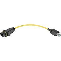 HARTING 33452320200003 ເຄື່ອງສາຍ Ethernet / ເຄື່ອງສາຍເຄືອກຂ່າຍ PP RJ45 OV, PP cable Hood,2m, 26/7,PUR