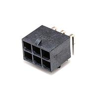 Molex 172064-1006 Power Mega-Fit RA Hdr Assy 6 ckt 30" Gold