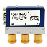 Radiall R570142005LP ສະຫນັບສະຫນູນ Coaxial Switches SPDT Ramses Low PIM N 12.4GHz ສະຖານະບອກ Latching Indicators 12Vdc ຕົວເຊື່ອມ D-sub