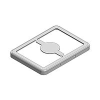 Masach Tech MS209-10F ເຟຣມປ້ອງກັນ EMI/RFI, ສອງຊິ້ນ 20.9 x 15.3 x 1.7mm ເຟຣມປ້ອງກັນ RF/EMI ສອງຊິ້ນ ດວ້ຍການດຶງບໍ່ມີຕໍ່ຕໍ່ (CRS)