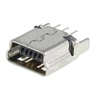 Amphenol Commercial Products UE25BE5510H ຂໍ້ມູນ Mini USB Type B Connectors MINI USB B