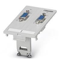 PHOENIX CONTACT 1657708 ອຸປະກອນ D-Sub ແລະ ອຸປະກອນຮາດແວຣ VS-SI-FP-2DSUB9- GC-BU/ST