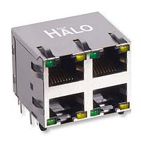 HALO Electronics HCJ22-805SK-L12 ສະປັກຊັນຊິວ 2X2 Stacked RJ45 G/Y LED