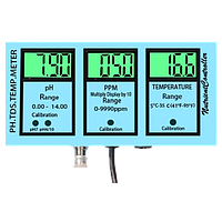ZD INSTRUMENT ZDRS-200G ຊຸດຕິດຕາມກວດກາສານອາຫານໃນໄຮໂດຣໂພນິກ (Greenlight; 0.00-14.00pH, 0-1999ppm(x10), 0-90°C)