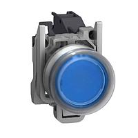 SCHNEIDER XB4BP61GEX ສະຫຼຸບສະຫຼຸບ HAZ LOC ປຸດປຸມກົດ SWITCH, 24-240 Vac/dc, CONTACTS 1 N.O., ສີຟ້າ, -40 +70 , IP66