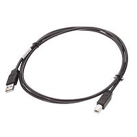 AMP Connectors - TE Connectivity 1487596-2 USB 2.0 USB A-B 28/24 ສີດຳ 1.5 ມ.