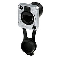 REAN RRE8F-Z-000-0 XLR FEM RJ45 RCPT D-FLNG IP65 ທາງທອງ/ນິເຄວ