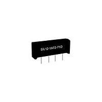 MEDER electronic SIL12-1A72-71D ຣີດ ເຣເລຍ 1 ແບບ A, SPST-NO 12V SIL ມີດໄອໂອດ