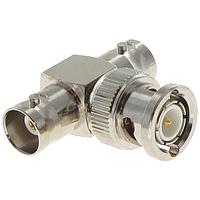 Vitelec / Cinch Connectivity Solutions VBA109 ອະເດັດເຕີ RF - ຕີ BNC T Adapter Plug-Jack-Jack