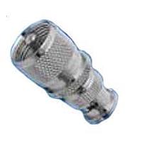 Amphenol RF 242139 ຕົວແປ RF - ລະຫວ່າງຊຸດ BNC PLUG ໄປຫາ UHF PLUG ADAPTER