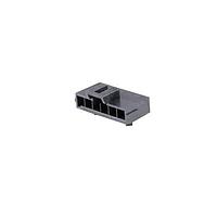 Molex 172310-3206 ເຮືອນສຽບ Ultra-Fit ຫົວຕໍ່ມຸມຂວາ ພ້ອມຕະປູບັດກີ, ໄລຍະຫ່າງ 3.50ມມ, ແຖວດຽວ, 6 ວົງຈອນ, ການເຄືອບຄຳ (Au) 0.38ໄມໂຄຣແມັດ, ສີດຳ, ສາມາດທົນໄຟໄດ້