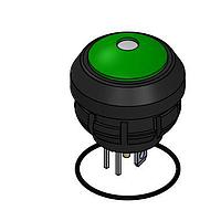 Lumex WG48-1-RB-N-BK-F ສະຫຼຸບສະຫຼຸບ PBS 12mm SPST 2A 24V mom plastic