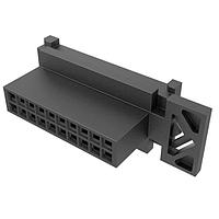 Amphenol FCI 10160855-20GLF ປລັກ MinitekPwr 3.0DualRow Plug 20Pos ສີດຳ