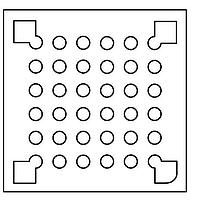 Renesas Electronics R5F104CGALA#W0 MCUs 16BIT MCU RL78/G14 128K/16K LGA36